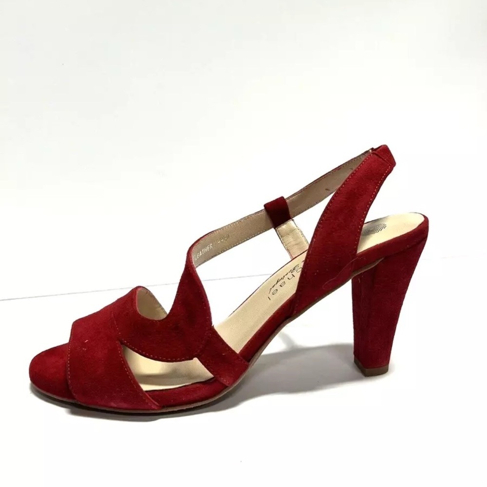 Eric Michael Women's Heeled Sandals Red, EUR 39, US 8.5-9M